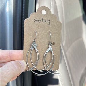 Sterling Silver Teardrop Earrings